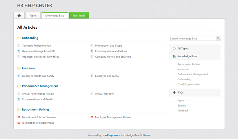 HR documents management
