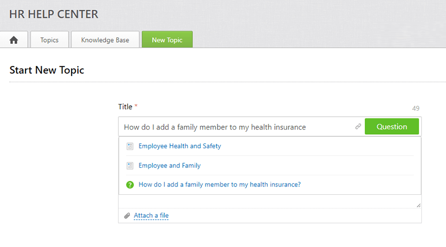 HR Self-service