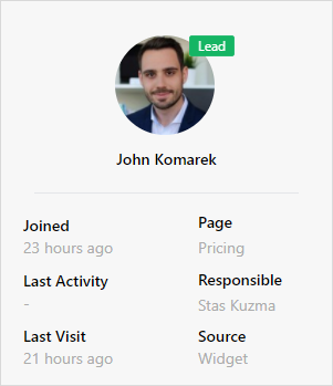 live chat lead