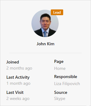 live chat lead